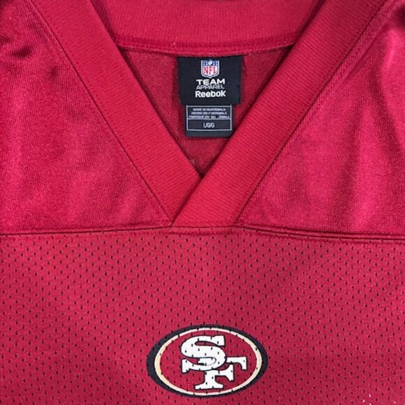 VTG Reebok, NFL #21 Frank Gore Mens Jersey San Francisco 49ers Football Size L - Picture 3 of 9